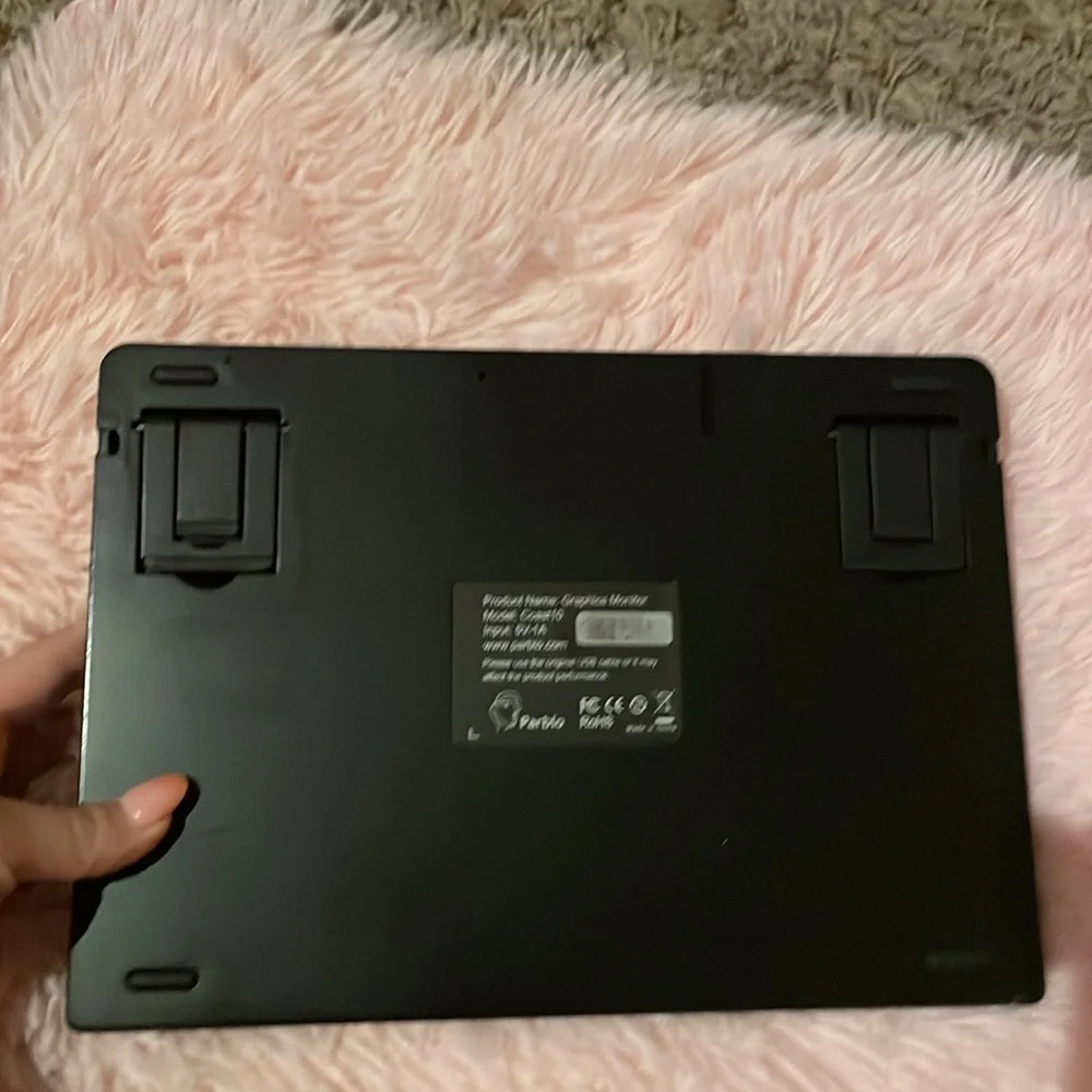 Semi-working drawing tablet